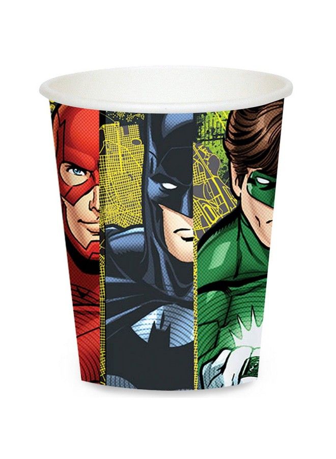Unique Disposable Paper Cups 9 Oz Justice League 8 Pcs - Image 5