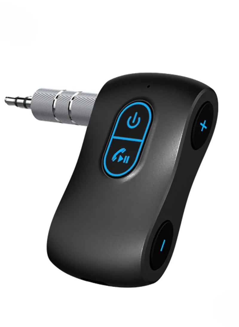 Bluetooth audio receiver, aux Bluetooth audio receiver, blue-tooth Adapter Car, portable hands-free blue-tooth 5.0 audio, Transmitter Receivers, connect mobile to car, connect car to phone - Image 1