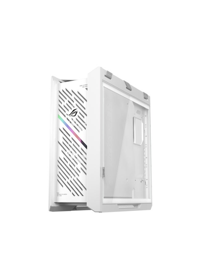 ASUS GX601 ROG Strix Helios II White Edition EATX Mid-Tower Gaming PC Case, Dual Tempered Glass, Aluminum Front, 4×140mm Fans, 420mm Radiator Support, USB-C 20Gbps, ARGB Lighting, Tool-Free, Large GPU & Custom Water Cooling Ready, White | 90DC00W3-B39000 - Image 5