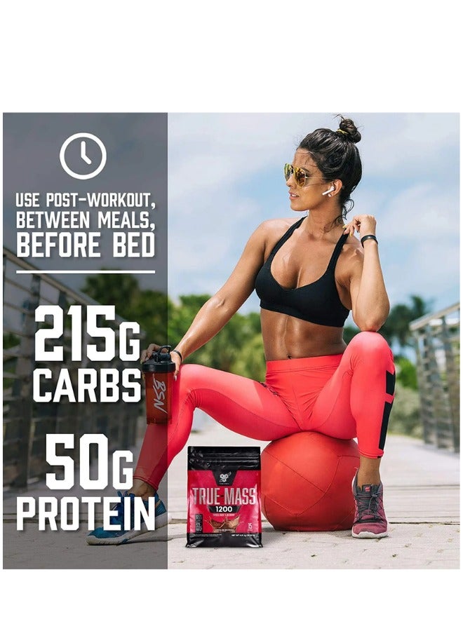 BSN True Mass Ultra Premium Super Mass Gainer Chocolate Milkshake 10lb - Image 2