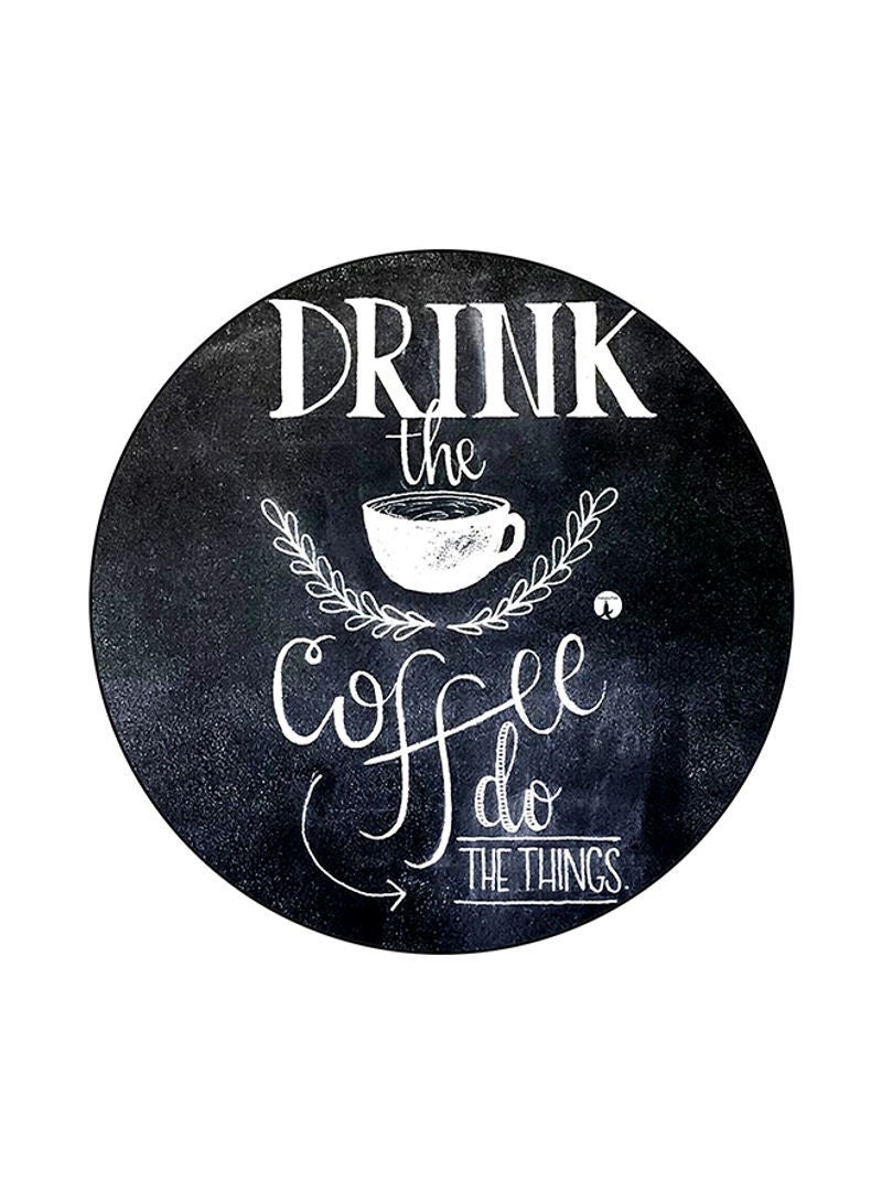 English Phrases Printed Mouse Pad Multicolour