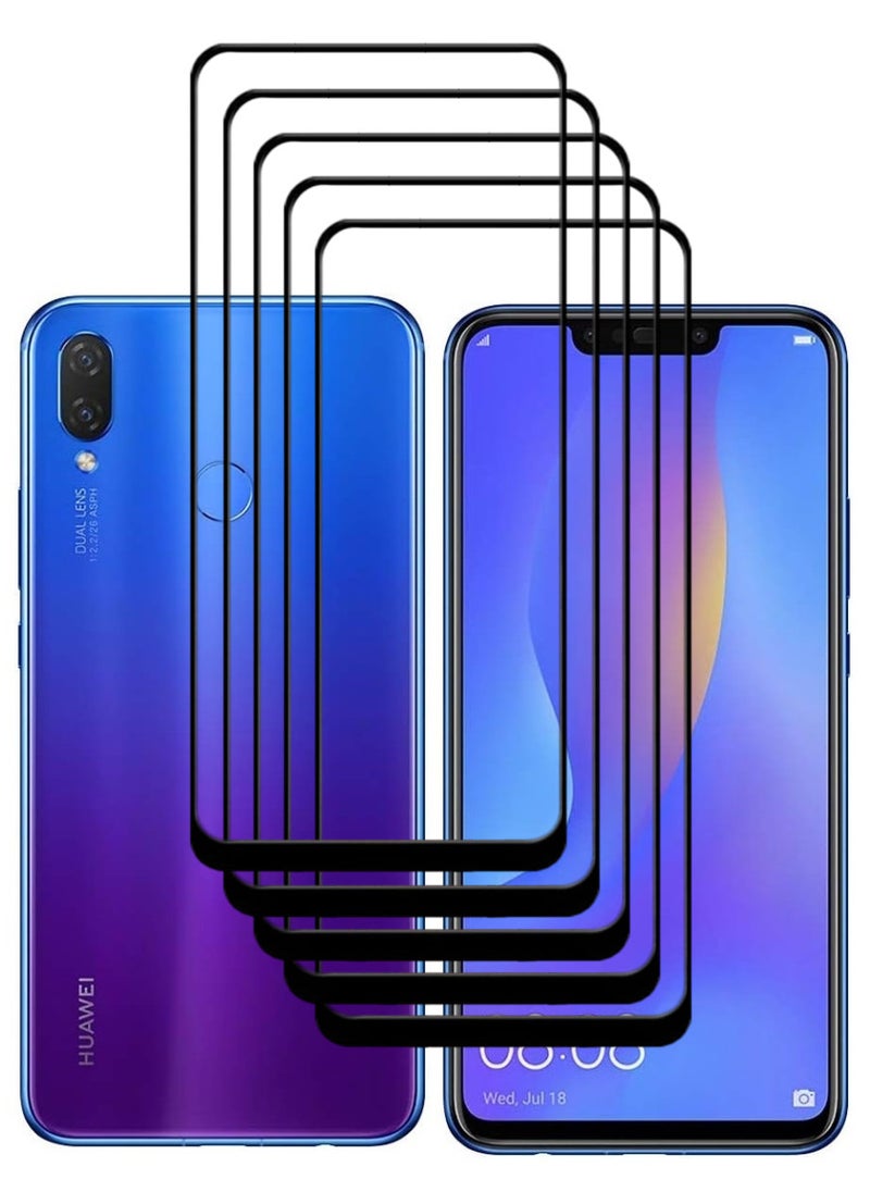 ACLIX 5 Pieces Antistatic ESD Dustproof Premium Quality High Definition Tempered Glass Screen Protector Designed For Huawei nova 3i - Image 1