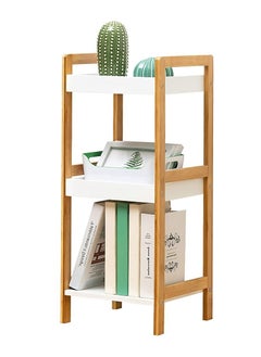 LINGWEI Bathroom Stand Wooden 3 Layer Corner Shelf Bathroom Organizer Kitchen Storage Stand Free Standing Sink Organizer  - Image 5