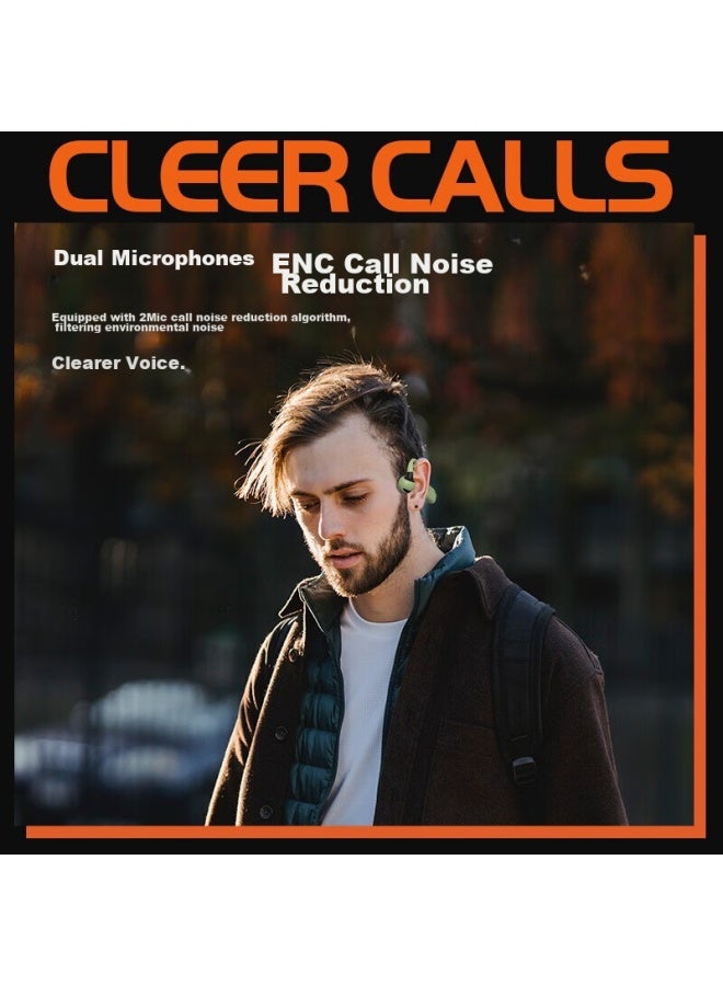 Dacom G150 Upgraded Bone Conduction Bluetooth Headphones, Wireless Non-In Sports Running Cycling Headphones, Suitable For Apple Huawei Android, Black And Red - Image 5