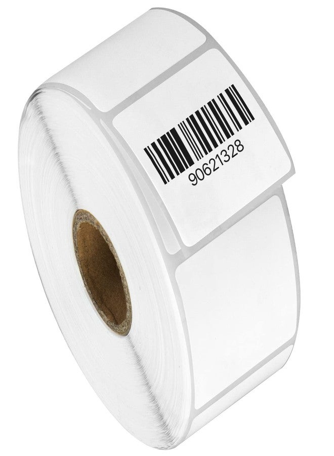 OfficeSmartLabels (10 Rolls, 9000 Labels) 1.5" x 1.5" Square Direct Thermal Blank Shipping Labels for Rollo Label Printer & Zebra Desktop Printers - 1" Core, All Purpose QR Barcode - Adhesive Perforated - Image 1