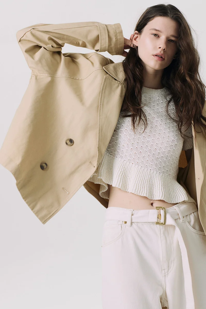 H&M Short trench coat
