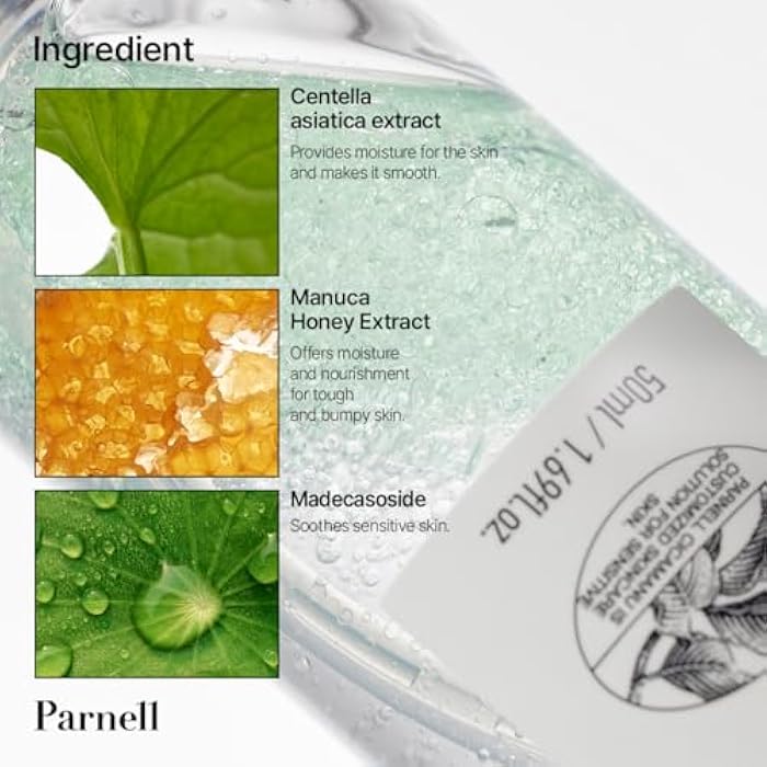 Parnell Cicamanu Serum Mist - Centella Asiatica, Hyaluronic Acid, Ceramide, LHA, Balancing Oil, Moisturizing and Soothing for Radiant Skin (1.69 Fl Oz / 50ml) - Image 4