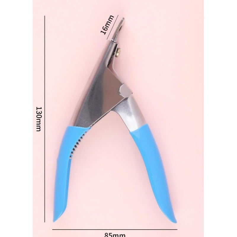 ALKAYAN Nail Clipper Acrylic Gel False Nail Tips Edge Cutter Tools-False Nail Clipper, Acrylic Fake Tip Clipper Cutter -MULTICOLOR - Image 2