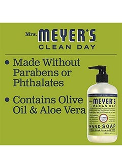 Mrs. Meyer's Clean Day 1 Hand Soap 1 Refill Variety Pack Scent (Lemon Verbena)  - Image 4