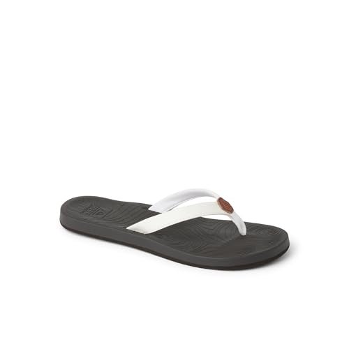 Reef Zen Love Womens Flip Flop, Soft Cushion Footbed, White, 8 - Image 3