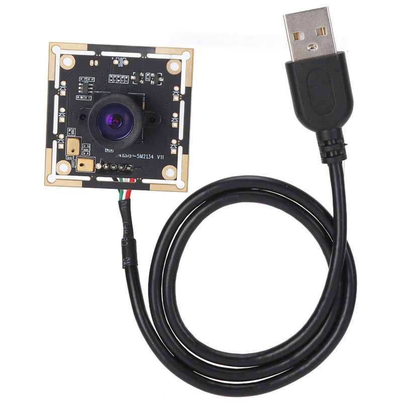 وحدة الكاميرا 5MP زاوية واسعة 100° USB 2.0 بدون برنامج تشغيل ربطة لوحة شريحة OV5693 - Image 1