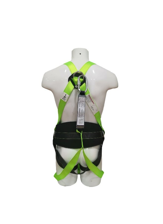 JS40 Full Body Safety Harness with Adjustable Chest & Thigh straps with ideally positioned Sit Strap | 1.2 Meter landyard with shock absorber and 2 big Carbiner Hooks | Construction Harness & Fall Protection Gear - pzsku/Z7DE5B21F789228EFB208Z/45/_/1733205390/e5d87584-ef95-416b-8dd3-48e81343c030