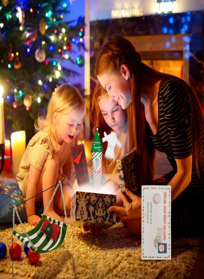 Aoriher 6 Pcs Christmas Doll Accessories Set with Envelope Clothing, Rocket Clothing, Sleeping Bag, Bathrobe, Hammock, Pillow for Doll Decorations - Image 4