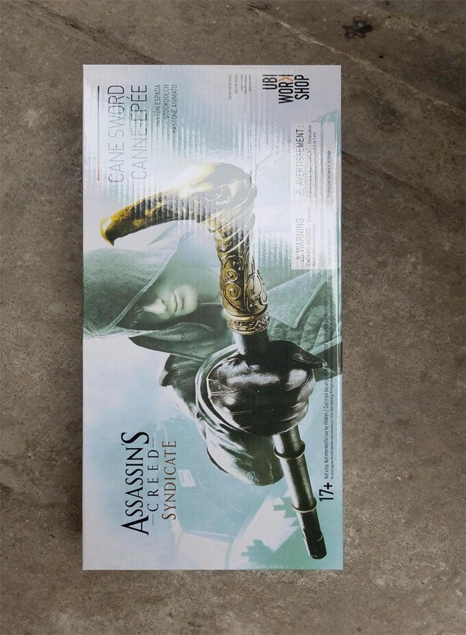 general Assassin's Creed Syndicate Sword Staff RPG Jacob Frye Cane Hidden Blade PVC Action Doll Toy Model - Image 4