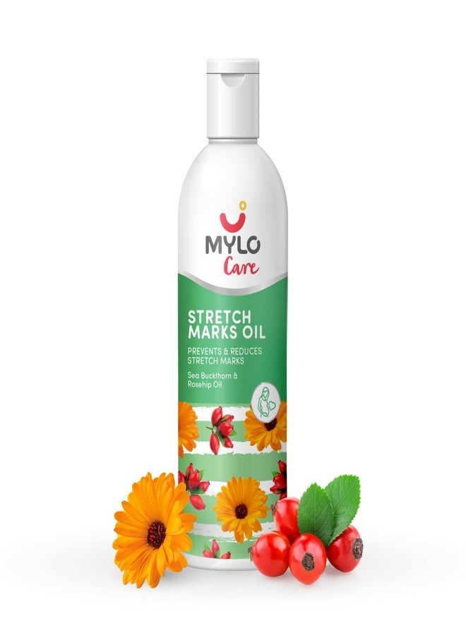 MYLO زيت مايلو لعلامات التمدد 100 مل، لتفتيح الندبات وعلامات التمدد - حل طبيعي للعناية بالبشرة للنساء الحوامل - Image 1