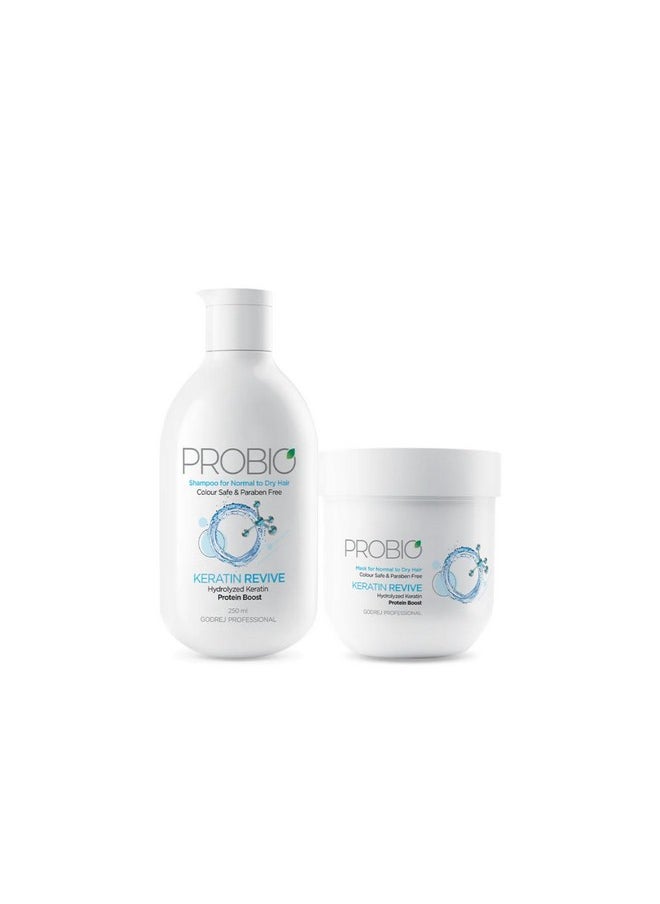 Godrej Professional - Probio Keratin Revive Shampoo 250Ml & Revive Mask 200Gm (Combo) - Image 1