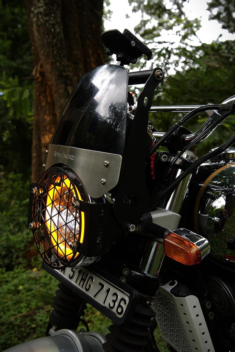 Bizen RE Interceptor 650 Premium Headlight Gaurd/Grill - Image 5