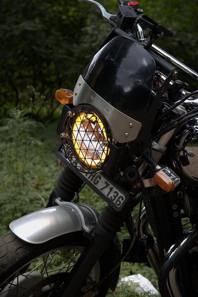 Bizen RE Interceptor 650 Premium Headlight Gaurd/Grill - Image 4