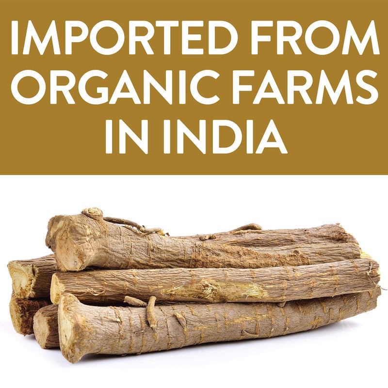 FGO Organic Ashwagandha Root Powder, 16oz Resealable Bulk Bag, Non-GMO, Indian Ginseng, Withania Somnifera, Sourced from India (Pack of 1) - Image 4