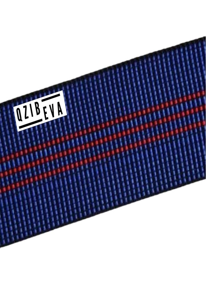 QZIBEVA Pack of 6 Meter Heavy Duty Sofa Elastic 2 Inch Webbing Tape Contiunous Long Durable Strong Elasticity Blue ITEM-J25-65C - Image 4