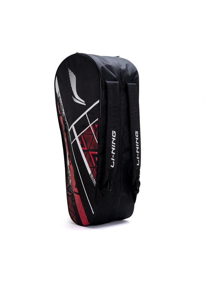 Li-Ning Li-Ning Raider Max Double Zipper Polyester Badminton Kit Bag (Black , Large) | Unbreakable Zippers | Easy Mobility | Unisex - Men, Boys, Girls, Women  - Image 1