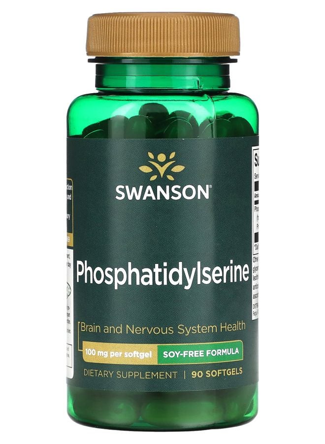 SWANSON Phosphatidylserine Soy-Free Formula 100 mg 90 Softgels