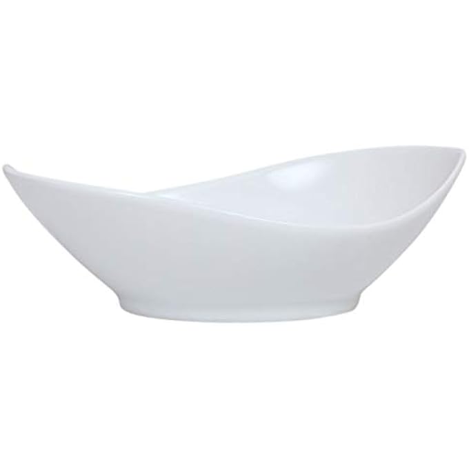 ريحني طبق بورسلان بيضاوي بلون Sunnex Orion Whiteware C88106 205 سم أبيض - Image 1