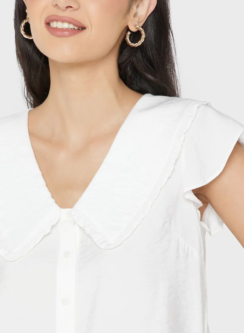 WHISTLES Flute Sleeve Top