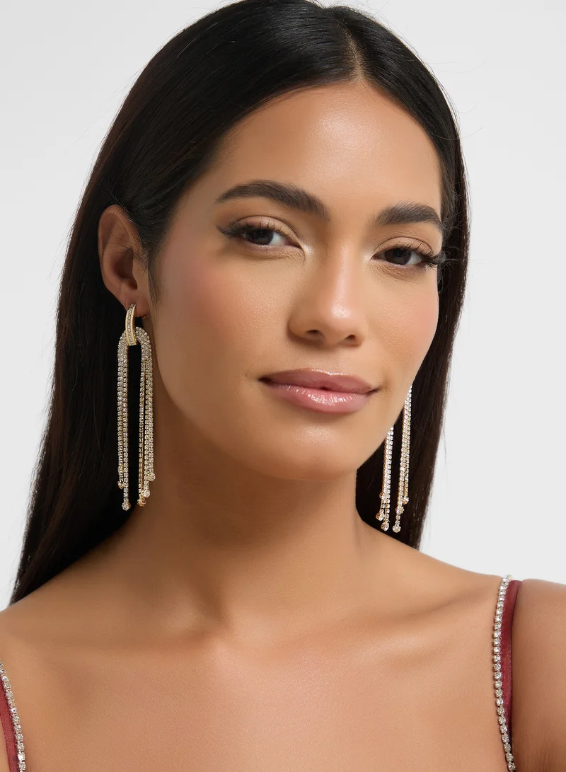 Ella Limited Edition Diamante Drop Earrings