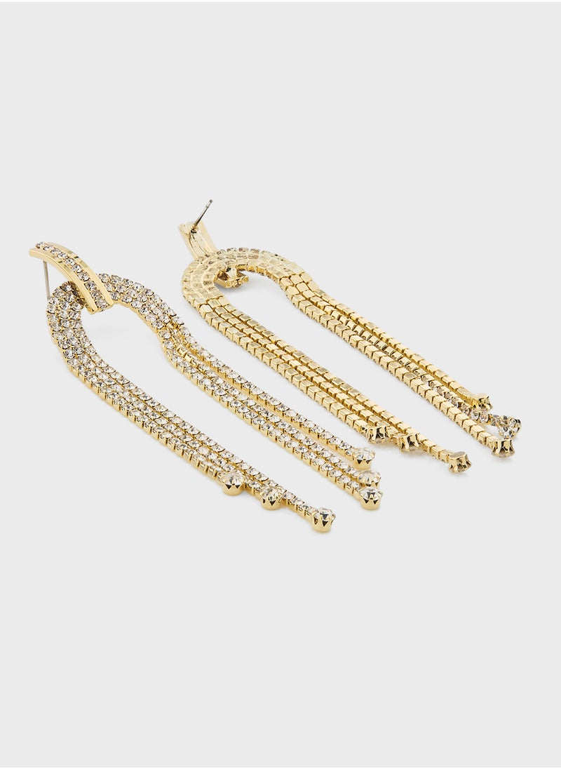 Ella Limited Edition - Diamante Drop Earrings - Image 1