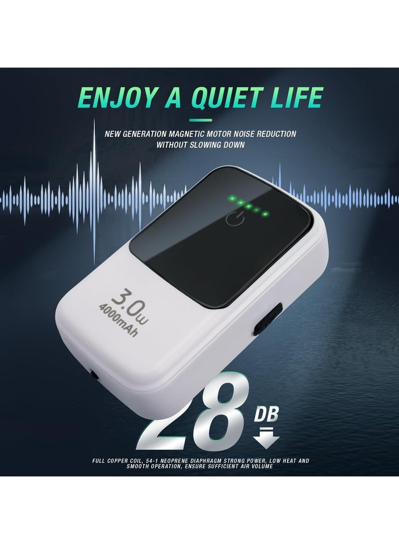 SYOSI USB Rechargeable Lithium Battery Powered Aquarium Air Pump with Super Quiet Structure Portable Live Bait Aerator for Bubble Box Minnow Bucket Outdoor Fishing Power Outages and Emergency - Image 5