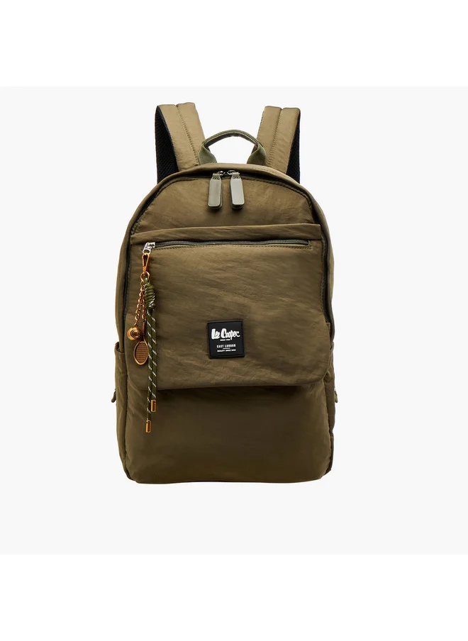 لي كوبر Women Logo Applique Backpack with Adjustable Strap - 32x13x45 cm