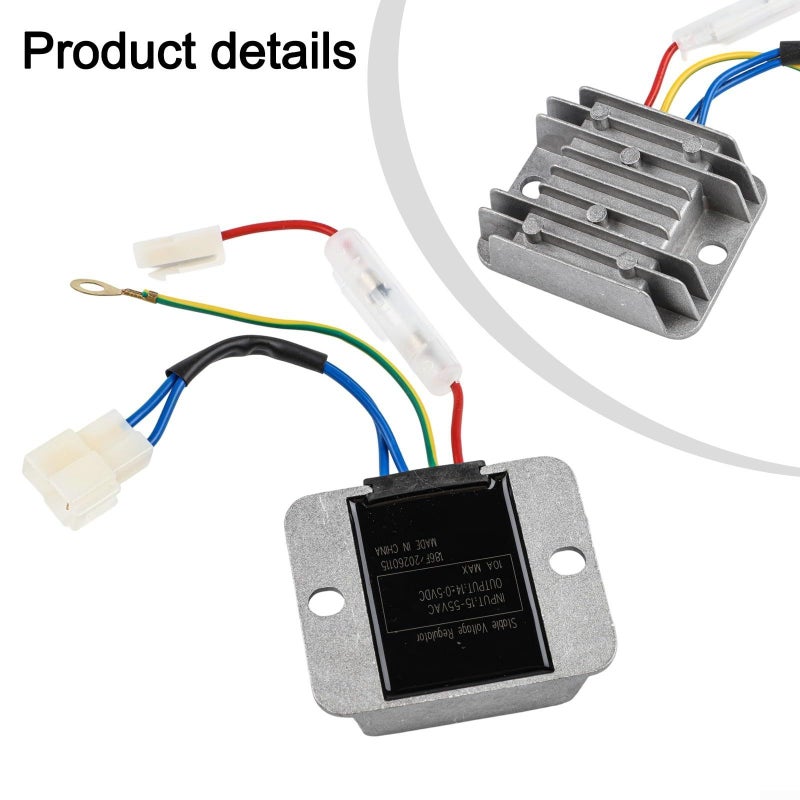 Automatic Voltage Regulator Rectifier 12V Aluminum Housing For Diesel Generator - Image 5
