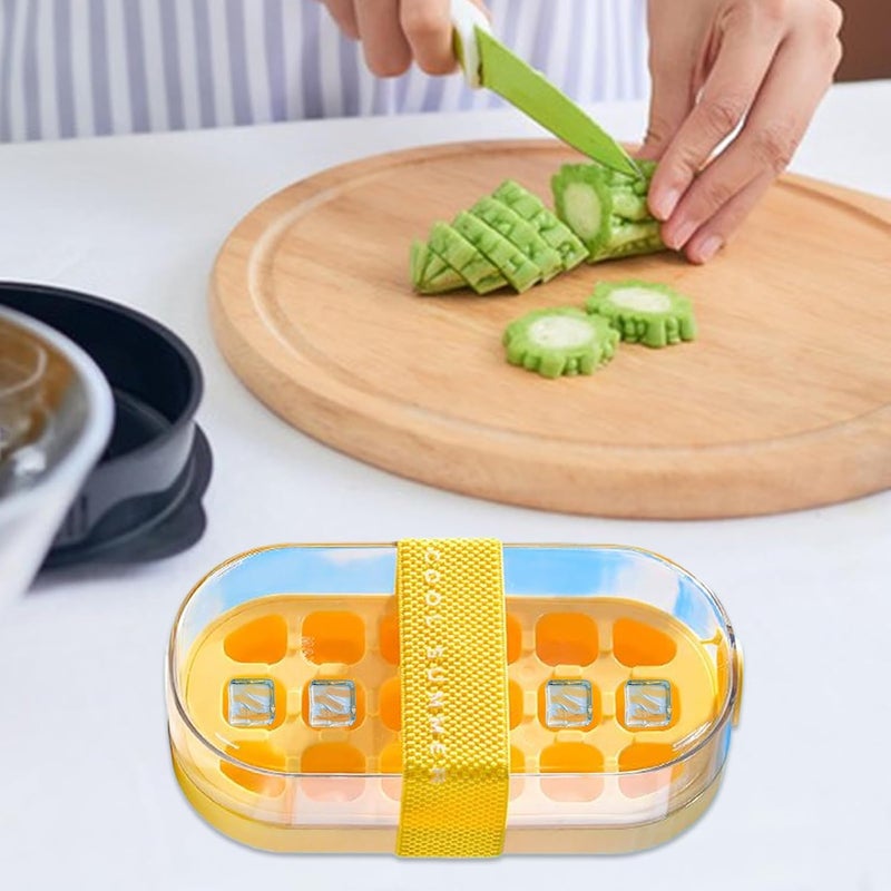 18-Grid Press Ice Making Bottle - Easy Release Reusable Ice Tray for Drinks - Image 2