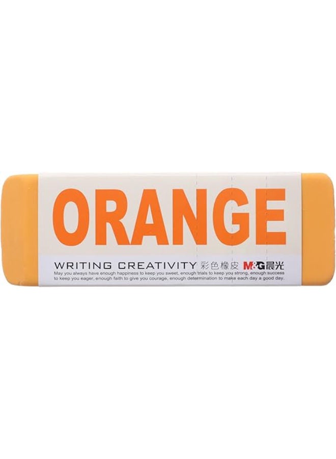M&G Eraser, Jumbo-Sized for Clean Pencil Mark Corrections, Assorted Colors - Image 1