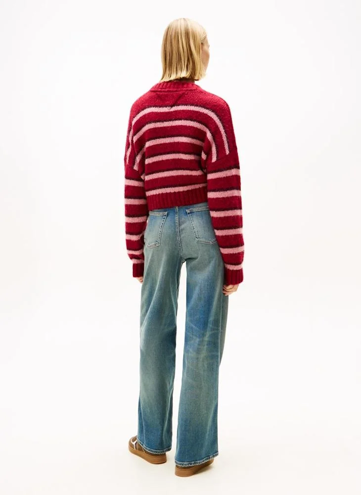 TOMMY JEANS Logo Buttoned Cardigan