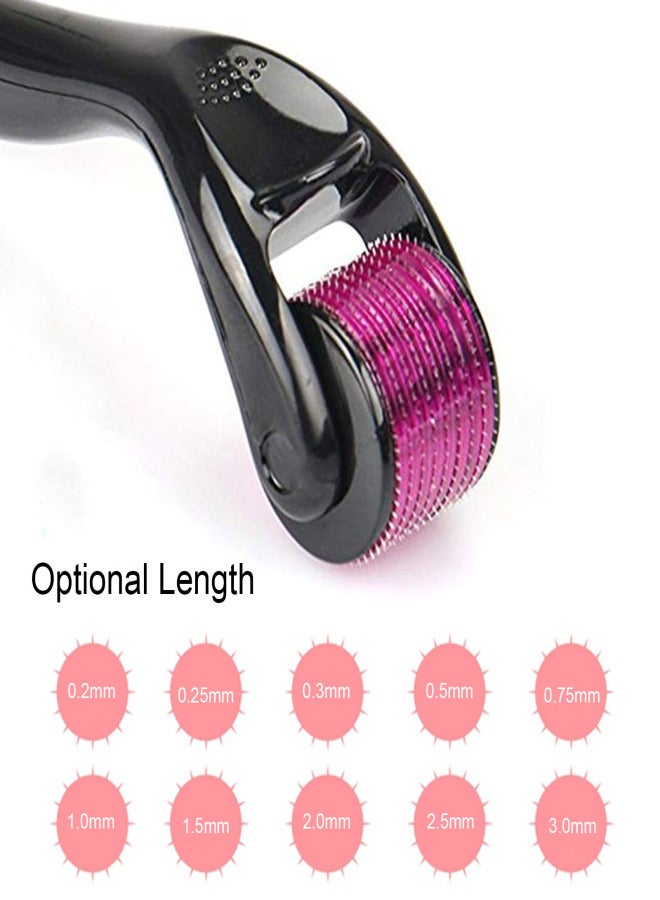 Micro-Needle Roller 540 Needles Hair Regrowth Beard Growth Anti Hair Loss Treatment Skin Care Tool - Image 3