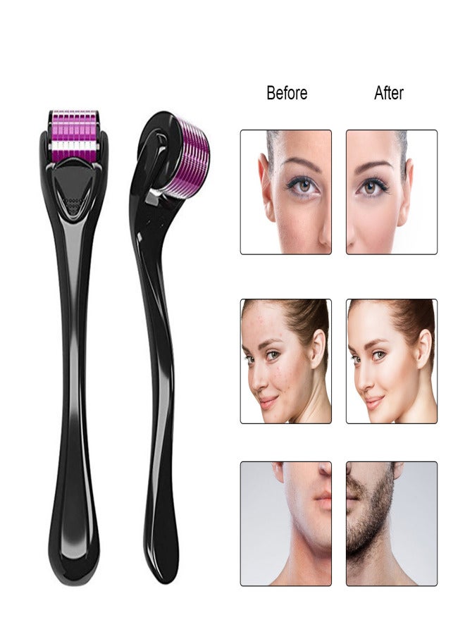 Micro-Needle Roller 540 Needles Hair Regrowth Beard Growth Anti Hair Loss Treatment Skin Care Tool - Image 2