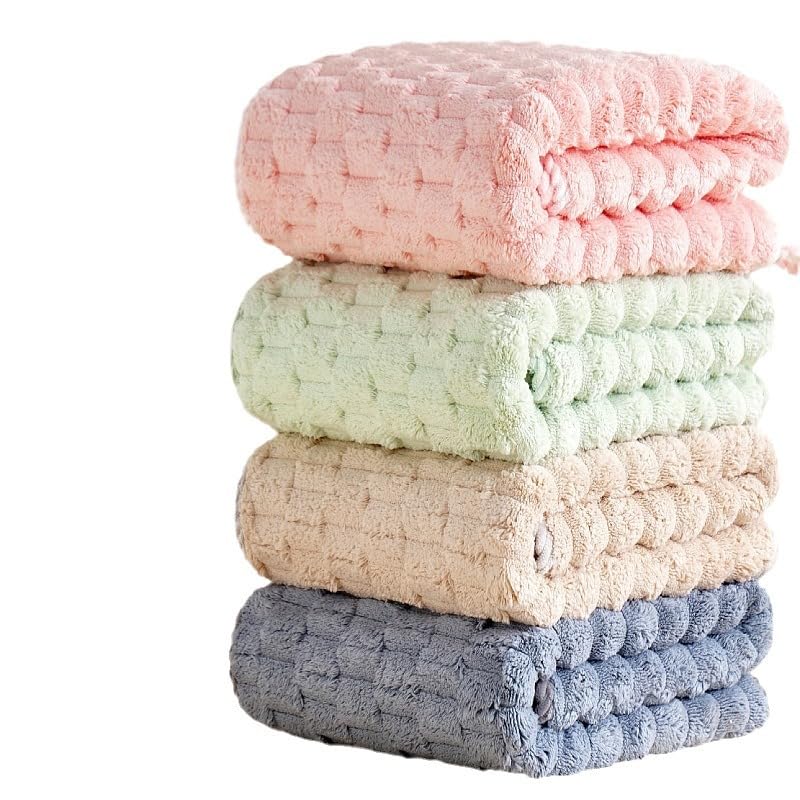 Home-Cloud HomeCloud Microfiber Soft & Fuffy Bath Towel 400 GSM with Hanging Loop| 3X Softer Than Cotton Towels | Highly Absorbent| Perfect for Home, Pool & Gym | Set of 2 (1Bath(140x72cm), 1Face Towel(75x35cm) - Image 5