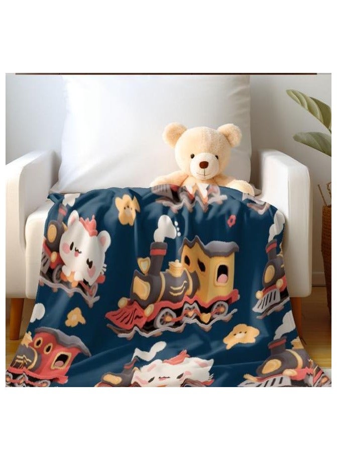 general Flannel thin blanket (warm and comfortable, suitable for sleep, gaming, dust removal and sandproof) 150cm*200cm - 875 - Image 1