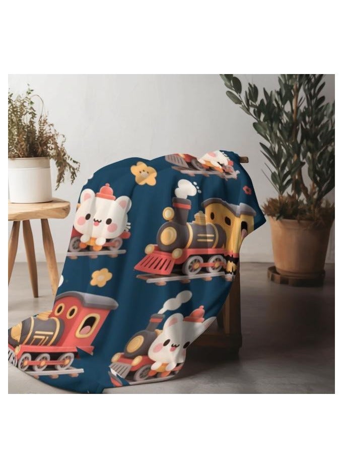 general Flannel thin blanket (warm and comfortable, suitable for sleep, gaming, dust removal and sandproof) 150cm*200cm - 875 - Image 3
