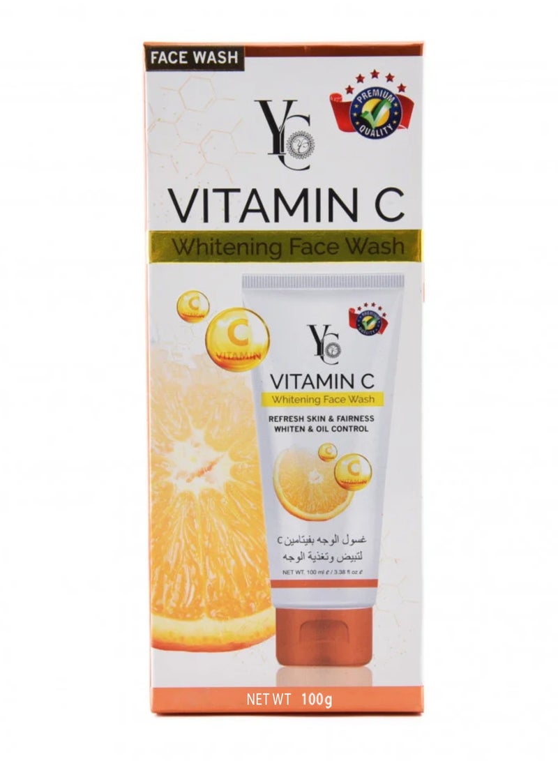 واي سي غسول تبييض الوجه بفيتامين C 100 مل - Image 1