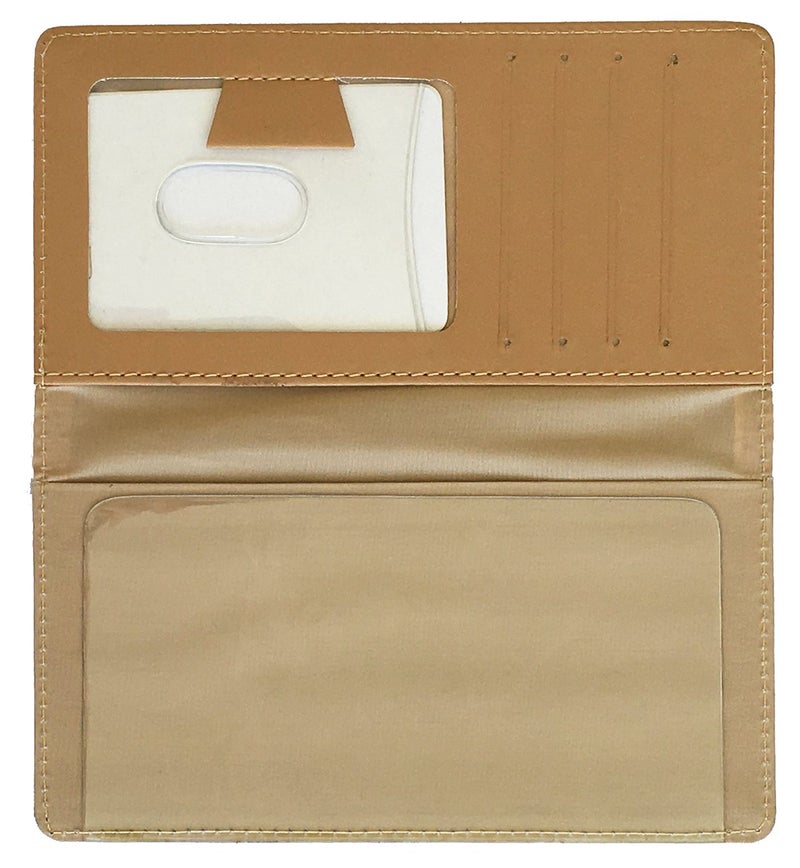 123 Cheap Checks Classic Fleur De Lis Designer Checkbook Cover, with Credit Card Slots and Pen Loop - Image 4