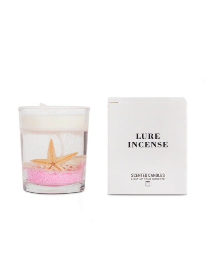 Starfish Candles White Tea Scented Jelly Scented Candle Crystal Jelly Wax Scented Candle With Aroma