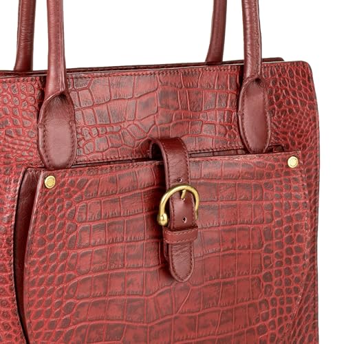Hidesign Women Tote (Red) - Image 4
