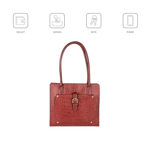Hidesign Women Tote (Red) - Image 5