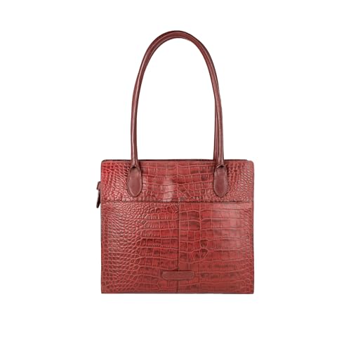 Hidesign Women Tote (Red) - Image 3