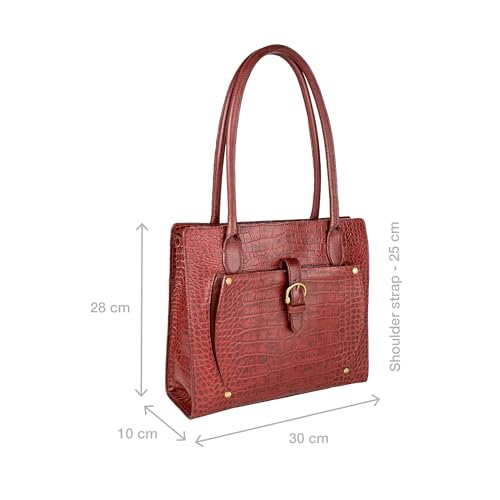 Hidesign Women Tote (Red) - Image 2