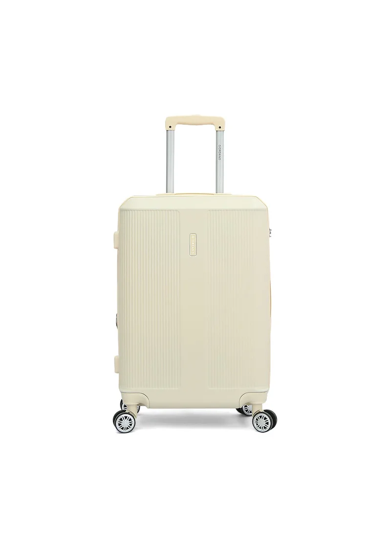 جيوردانو حقيبة ترولي أمتعة جيوردانو صلبة  قطع، بيج