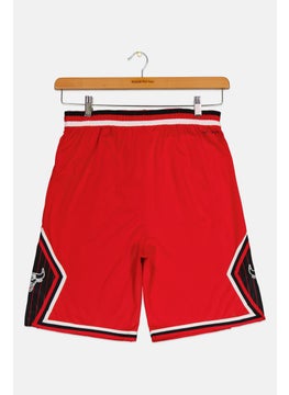 Nike Nike x NBA Kids Boy Sportswear Fit Brand Logo Training Shorts, Red  - Image 2